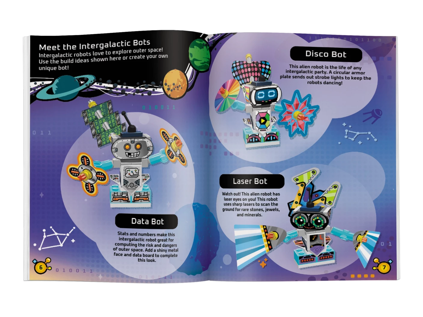 Build and Stick: Robots