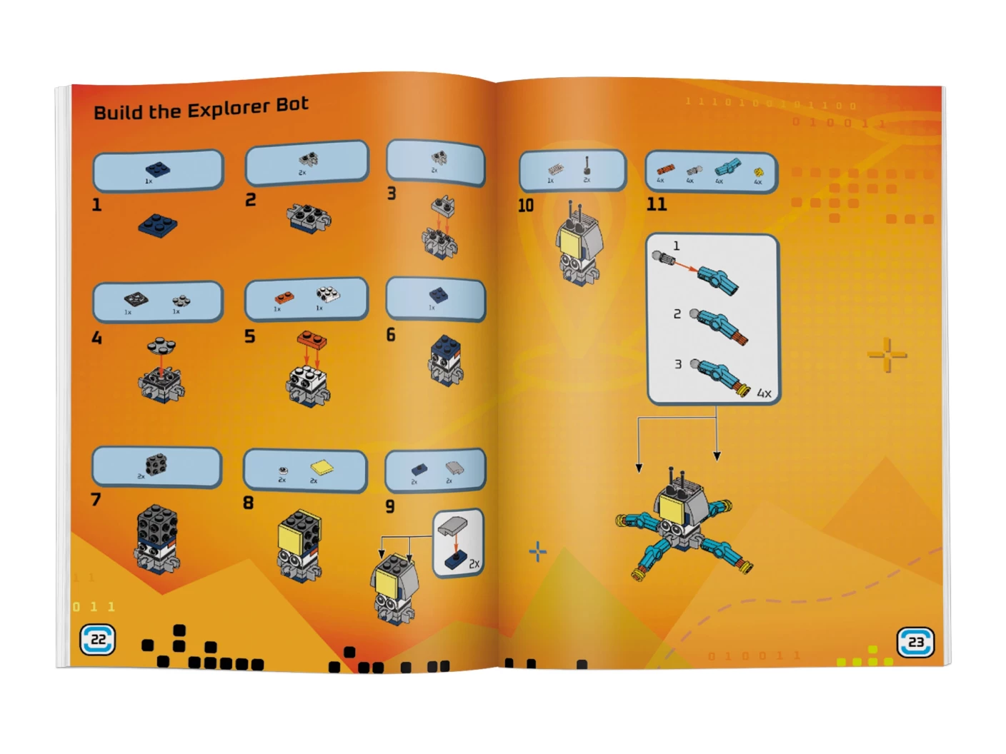 Build and Stick: Robots