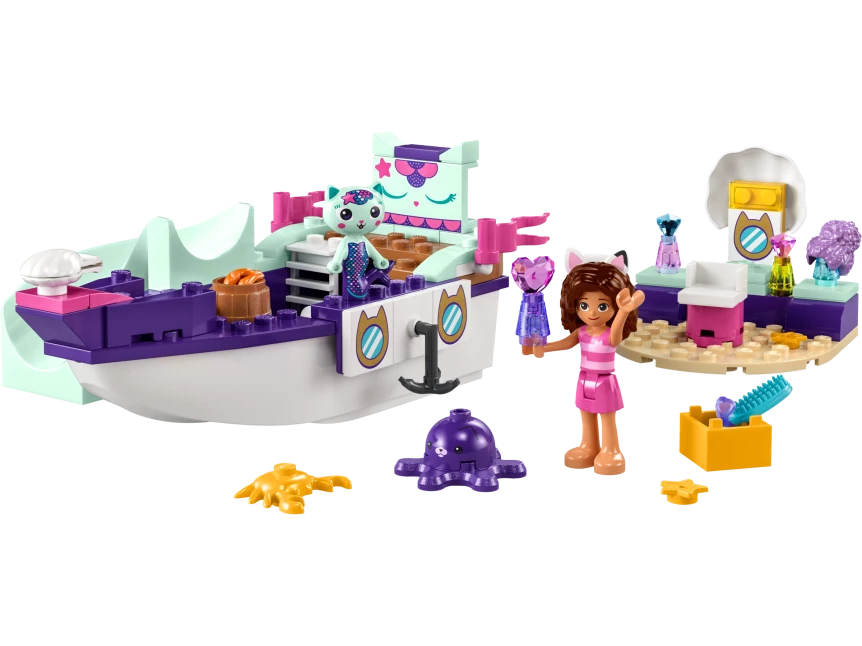 Vertroetelschip van Gabby en Meerminkat