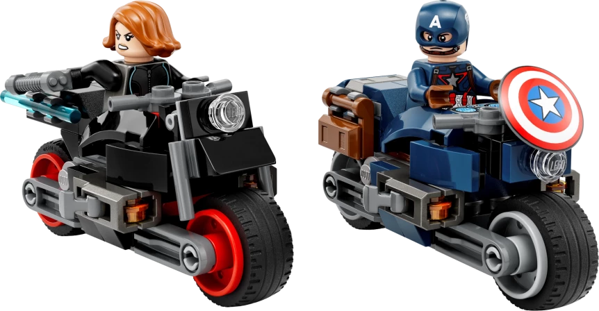 Black Widow & Captain America motoren