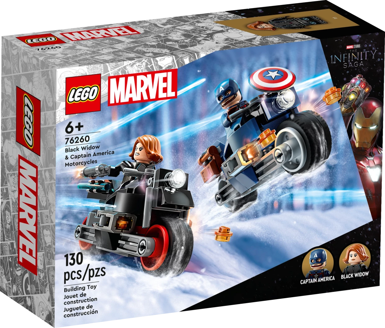 Black Widow & Captain America motoren