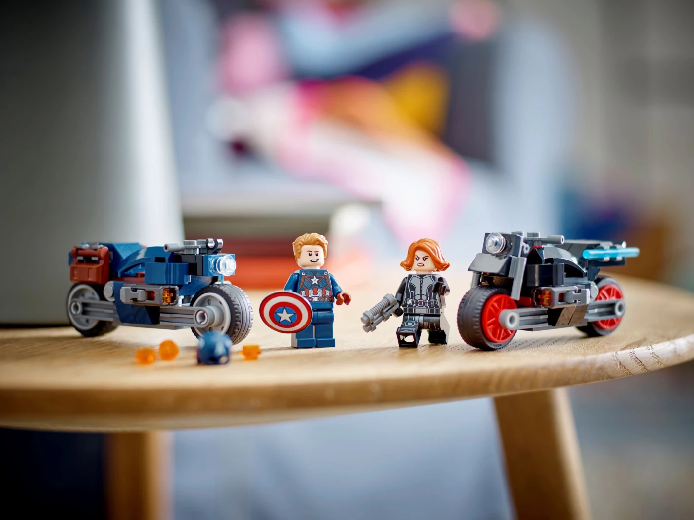 Black Widow & Captain America motoren