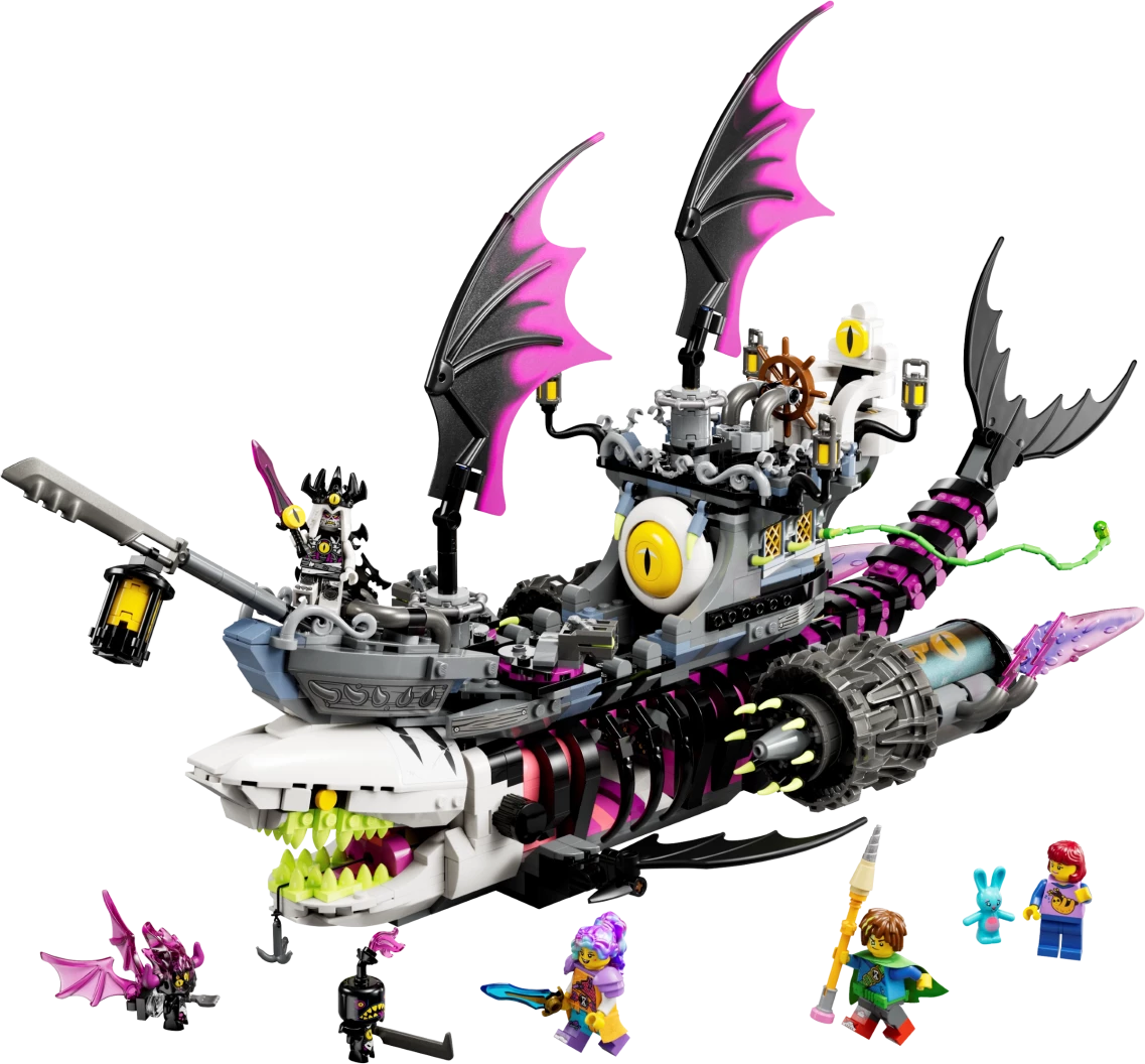Nachtmerrie haaienschip