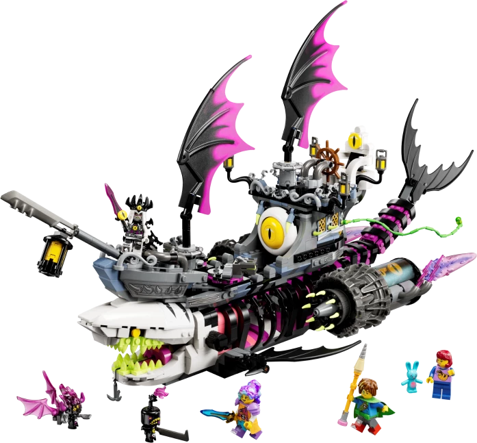 Nachtmerrie haaienschip