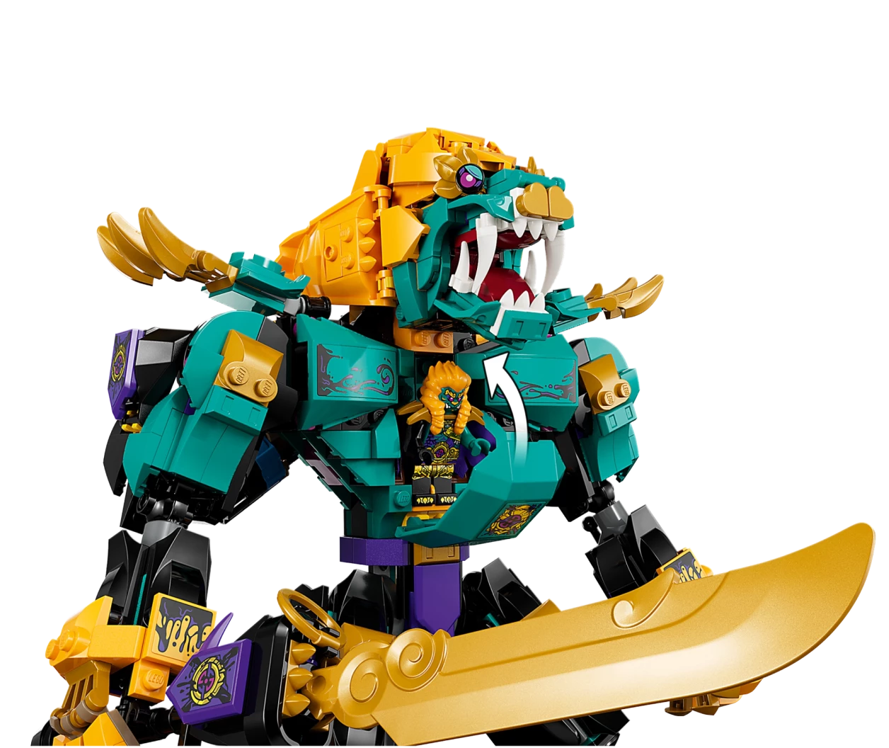 De machtige Azure Lion