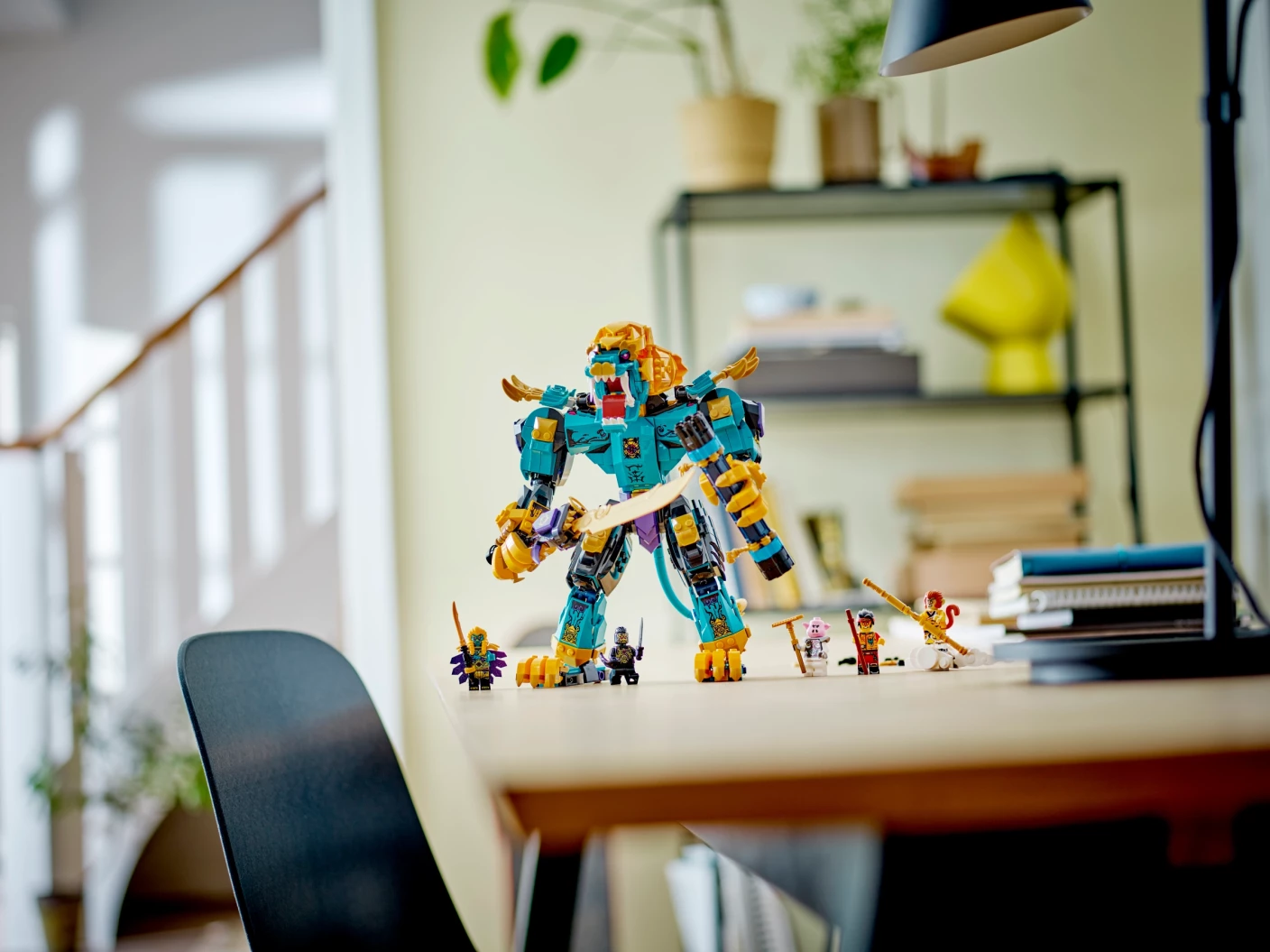 De machtige Azure Lion