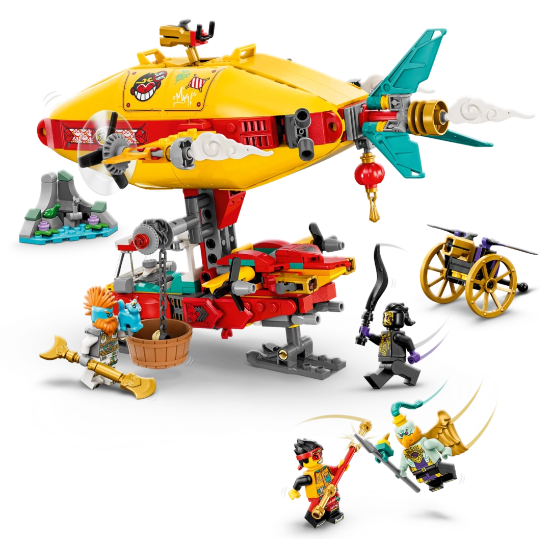 Monkie Kids wolkenluchtschip