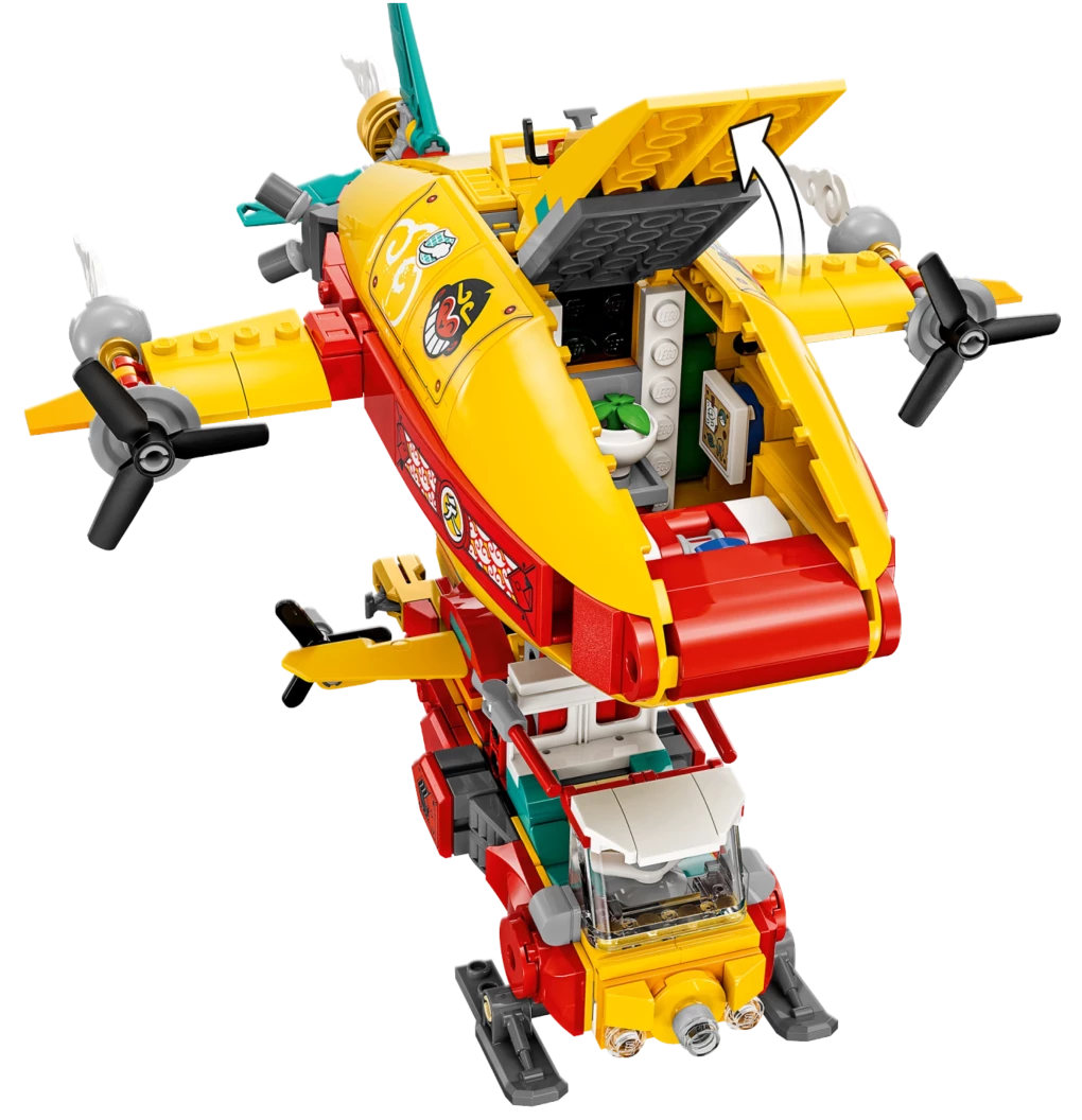 Monkie Kids wolkenluchtschip