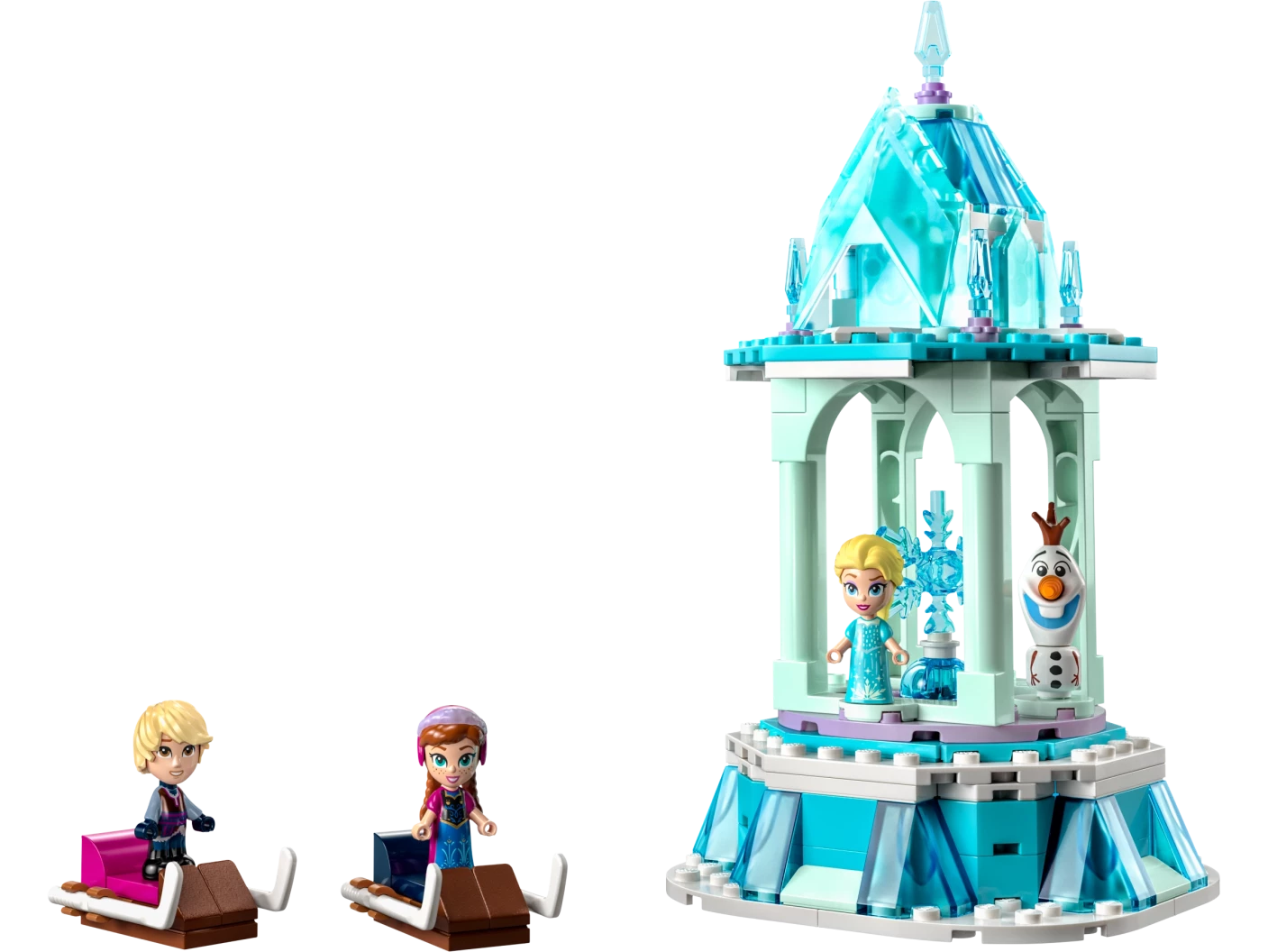 De magische draaimolen van Anna en Elsa