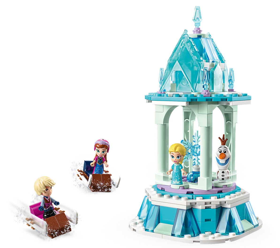 De magische draaimolen van Anna en Elsa