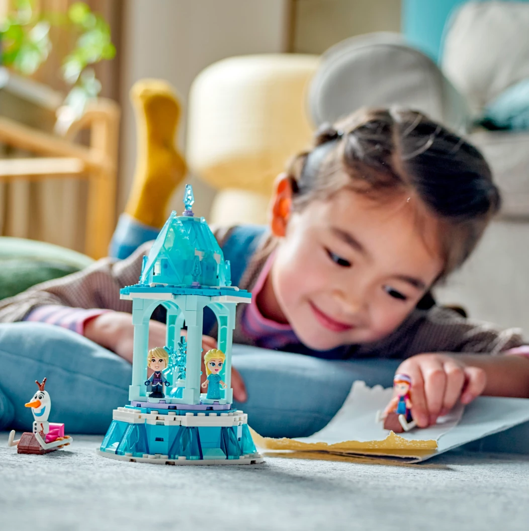 De magische draaimolen van Anna en Elsa