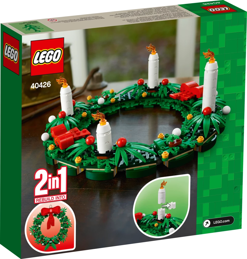 Kerstkrans 2-in-1