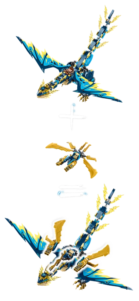 Elementdraak vs. de mecha van de keizerin