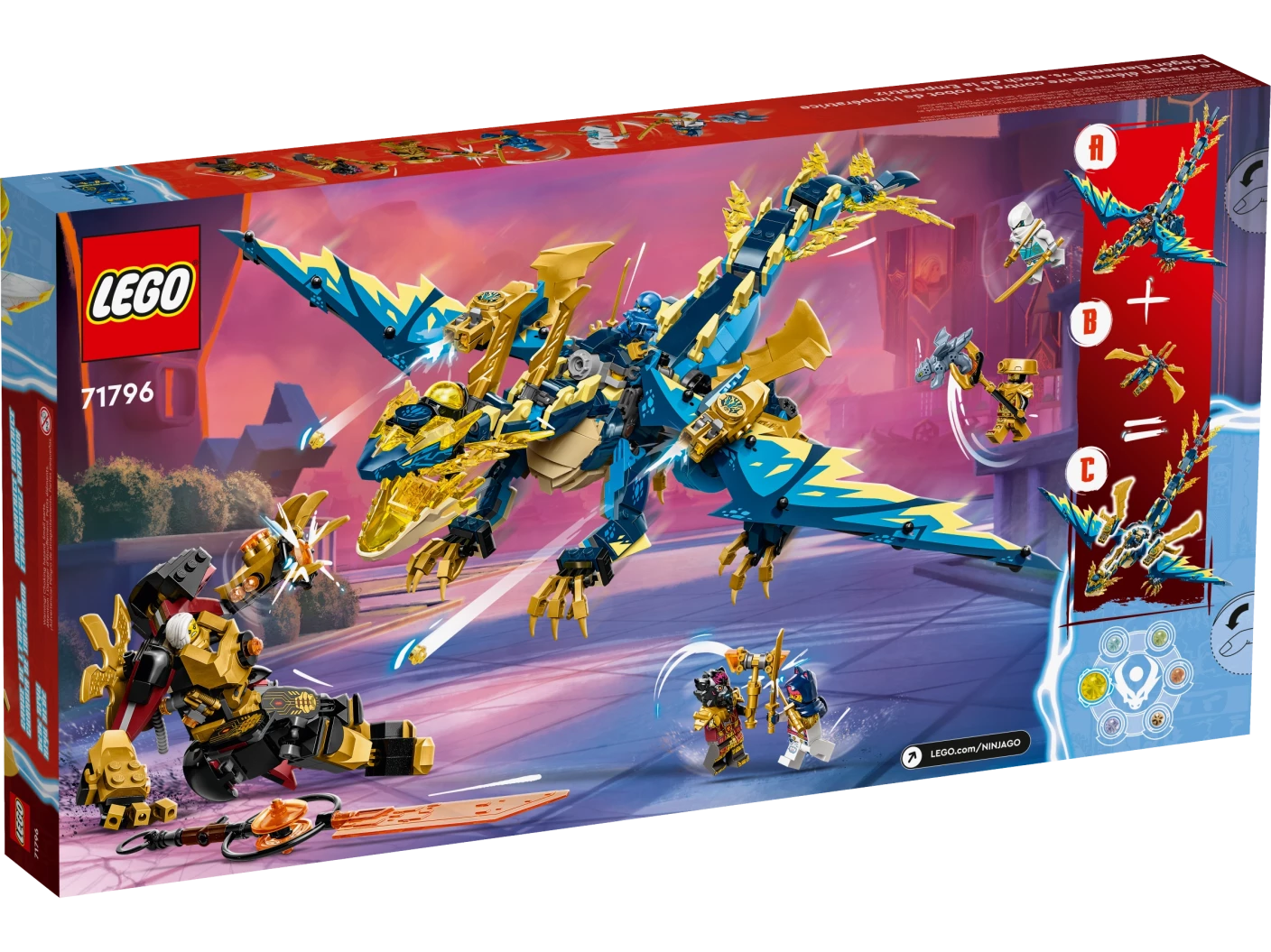Elementdraak vs. de mecha van de keizerin