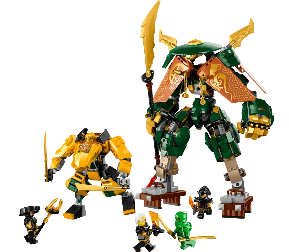 Lloyd en Arins ninjateammecha