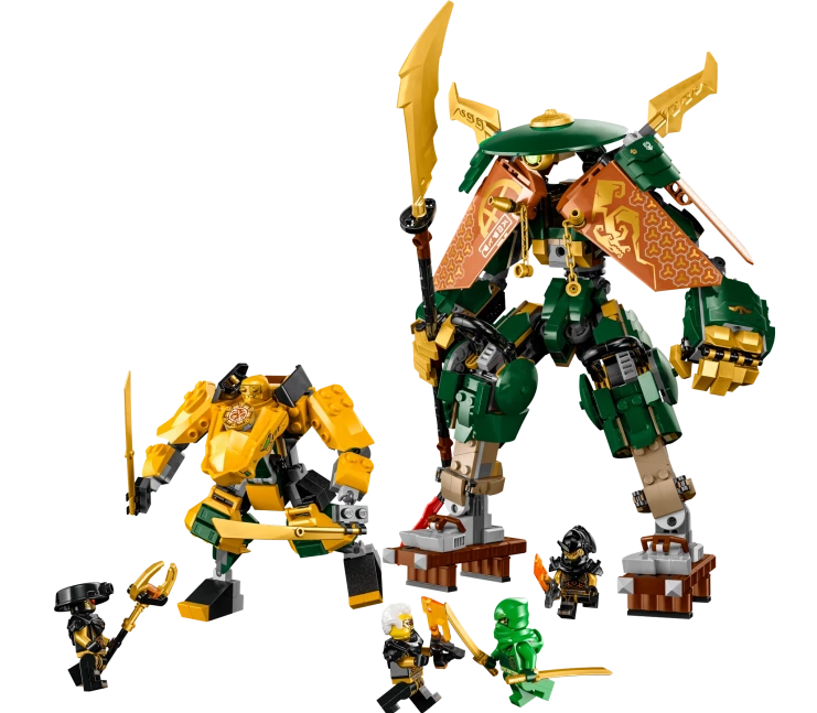 Lloyd en Arins ninjateammecha