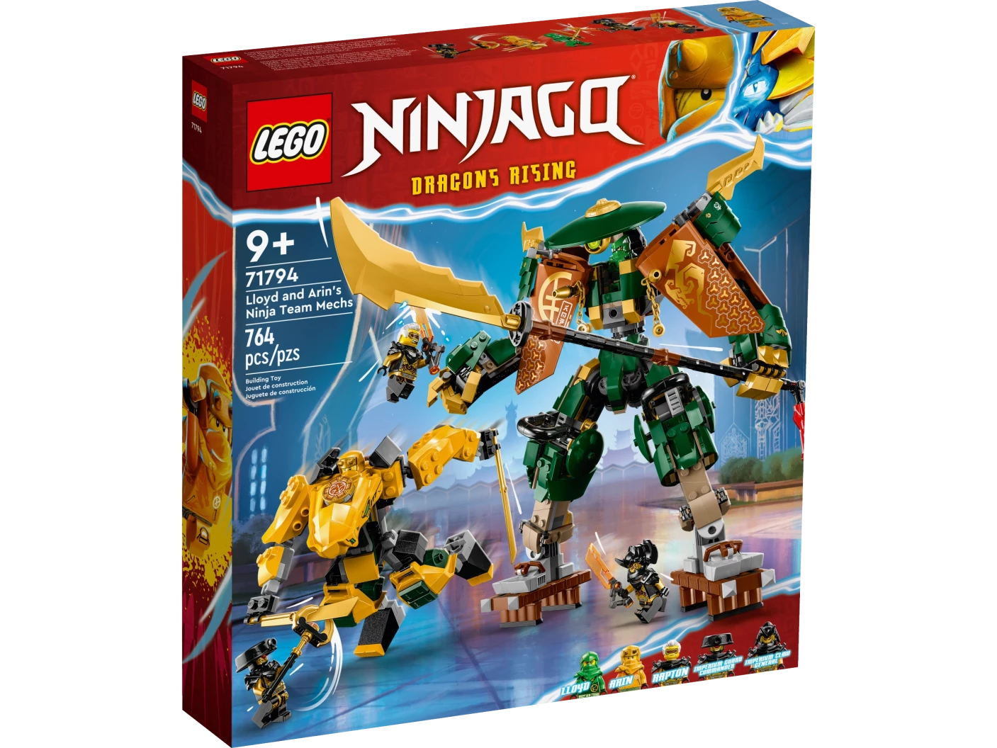 Lloyd en Arins ninjateammecha