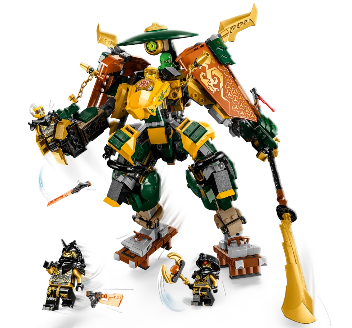 Lloyd en Arins ninjateammecha