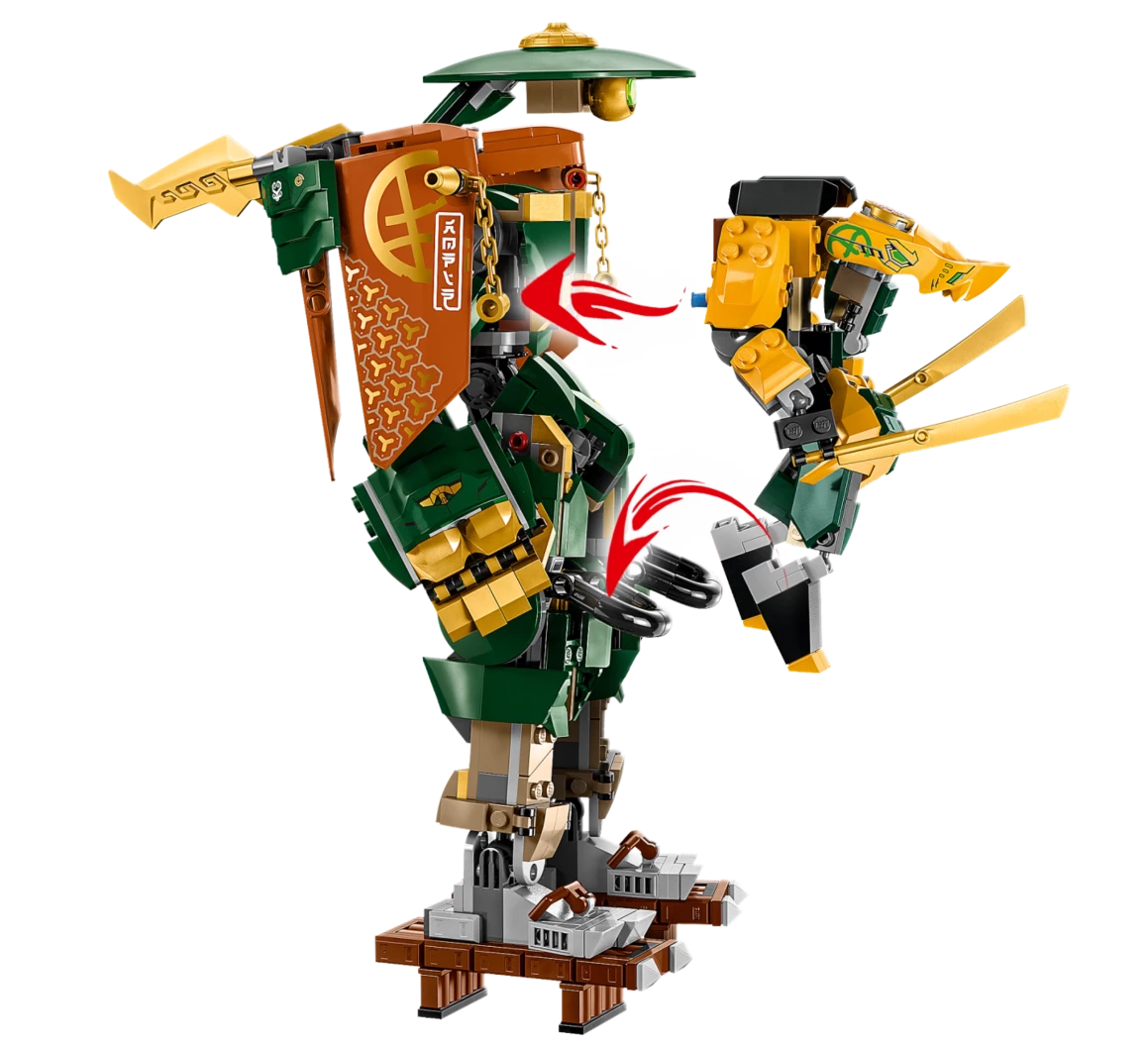 Lloyd en Arins ninjateammecha