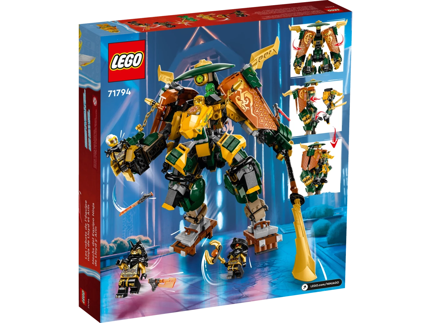 Lloyd en Arins ninjateammecha