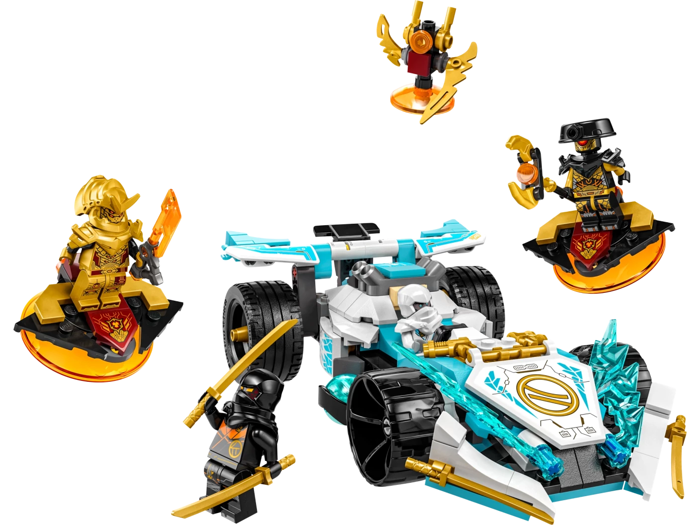 Zane’s drakenkracht Spinjitzu racewagen