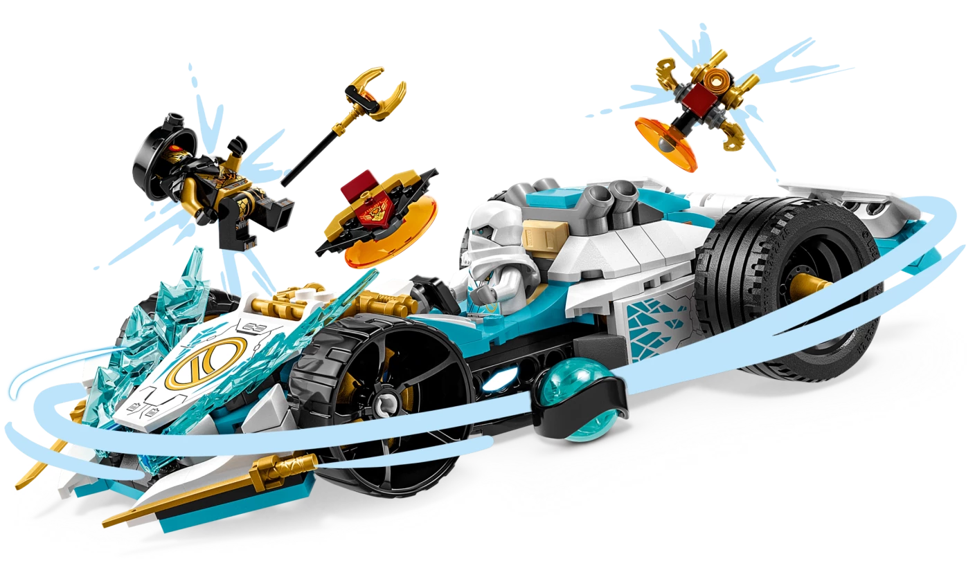 Zane’s drakenkracht Spinjitzu racewagen