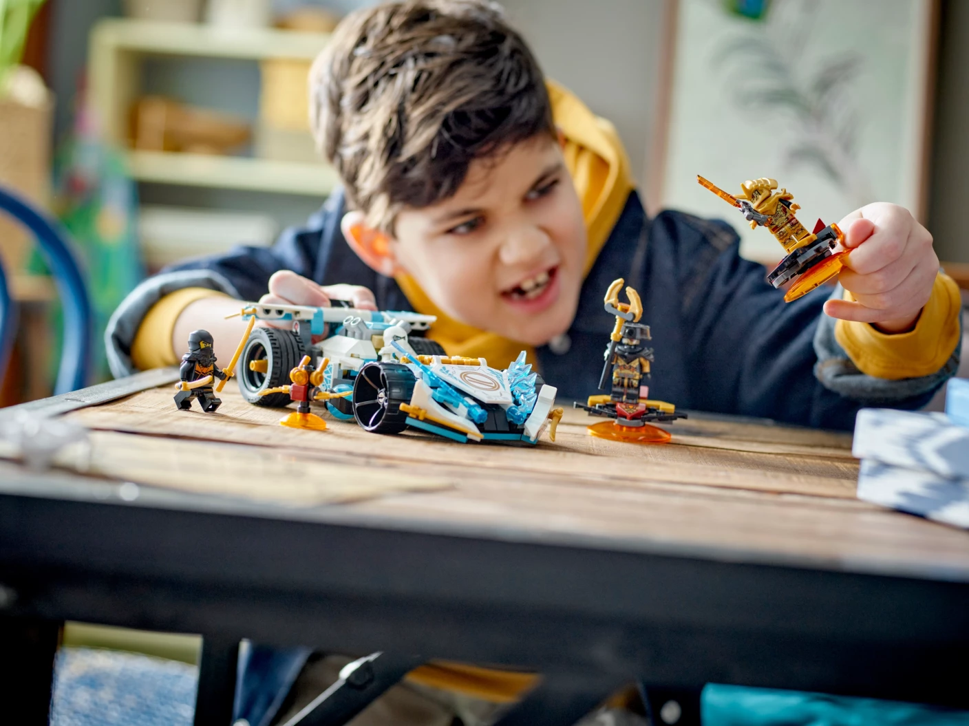 Zane’s drakenkracht Spinjitzu racewagen