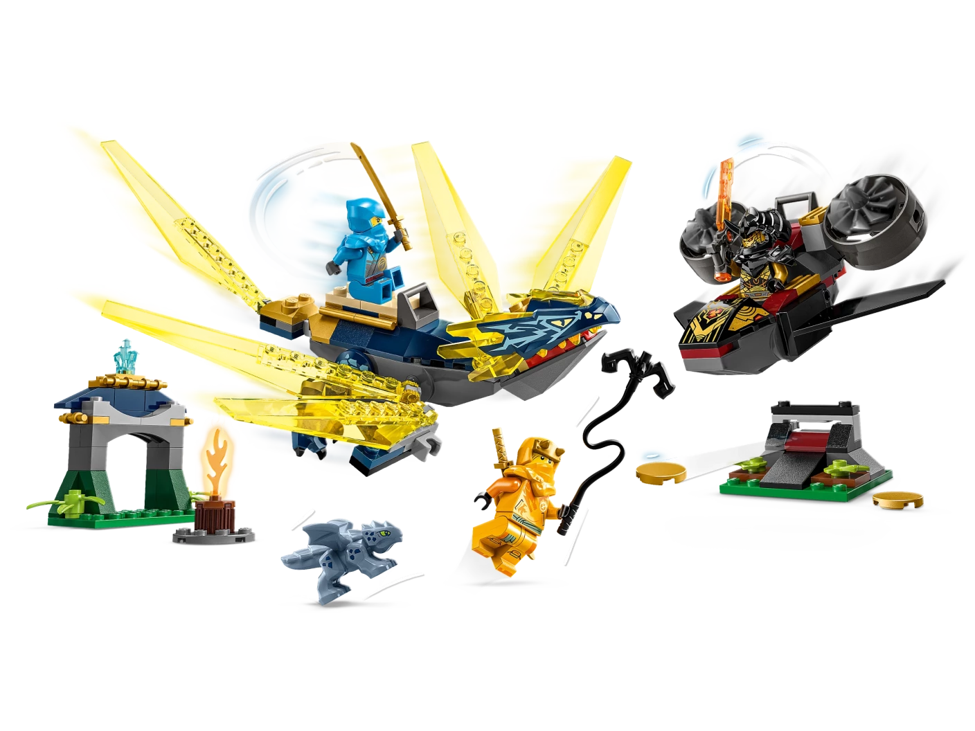 Nya en Arins babydrakenduel