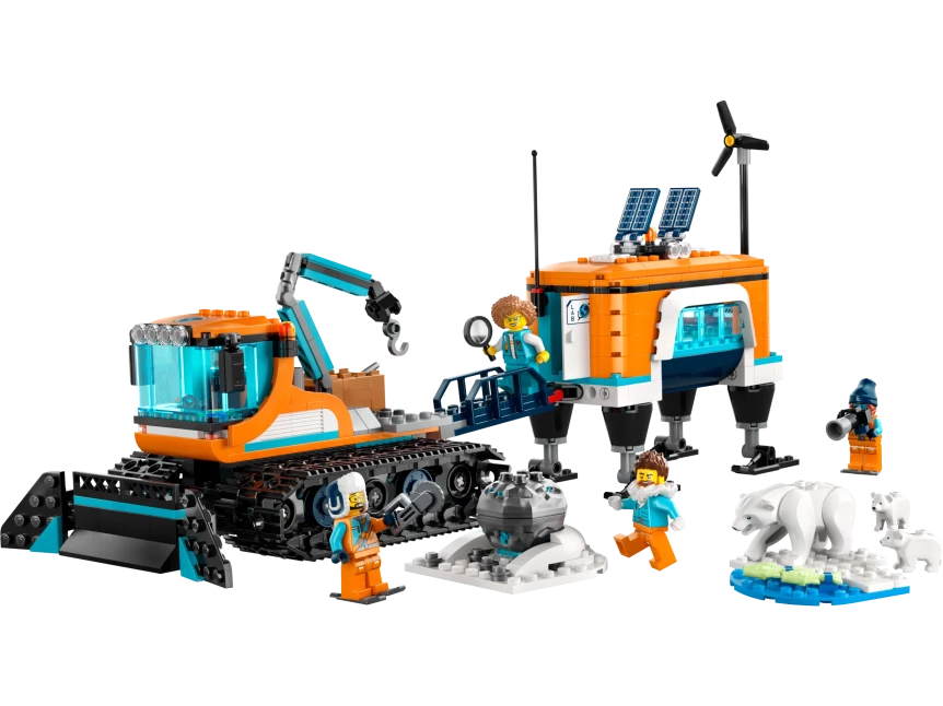 Truck en mobiel laboratorium voor poolonderzoek