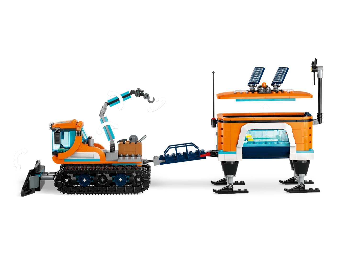 Truck en mobiel laboratorium voor poolonderzoek