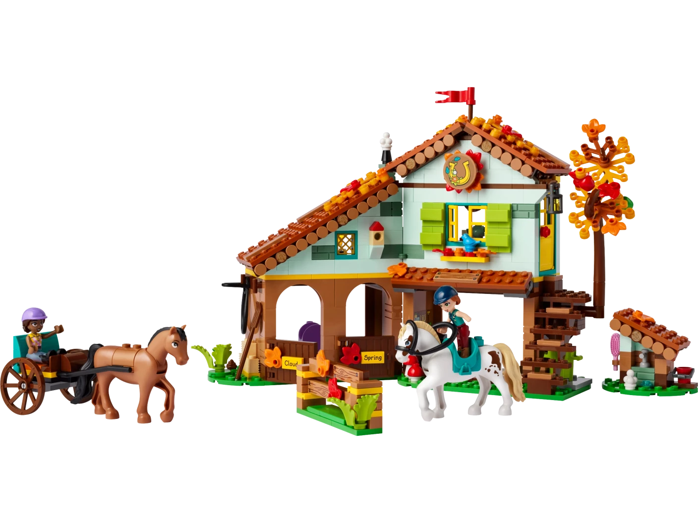 Autumns paardenstal