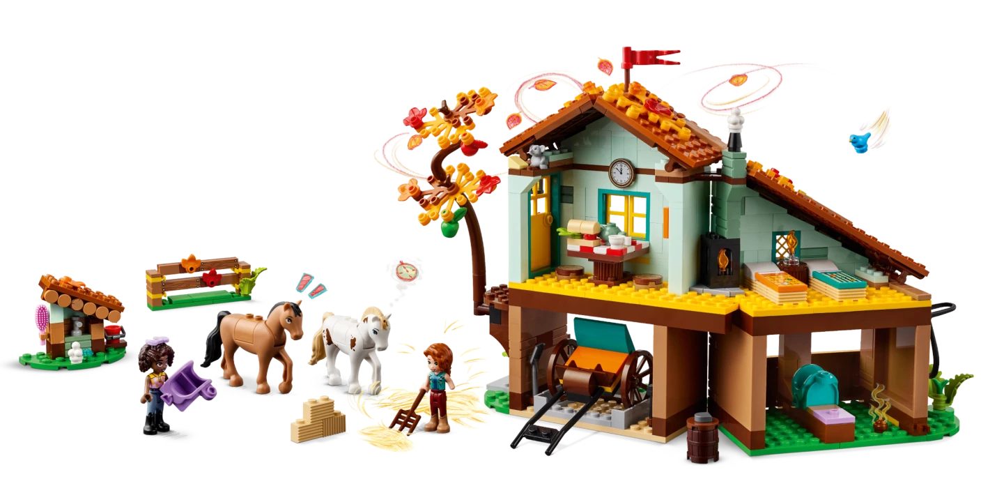 Autumns paardenstal