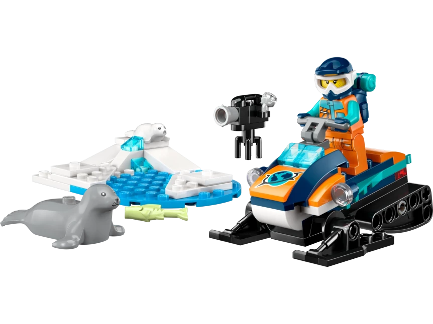 Sneeuwscooter voor poolonderzoek