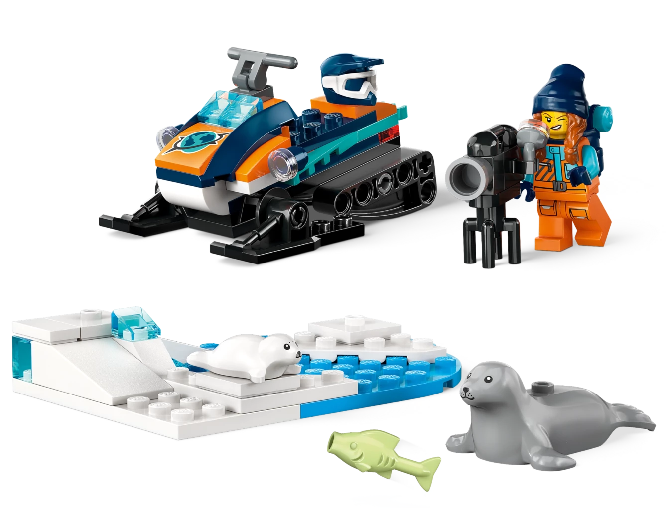 Sneeuwscooter voor poolonderzoek