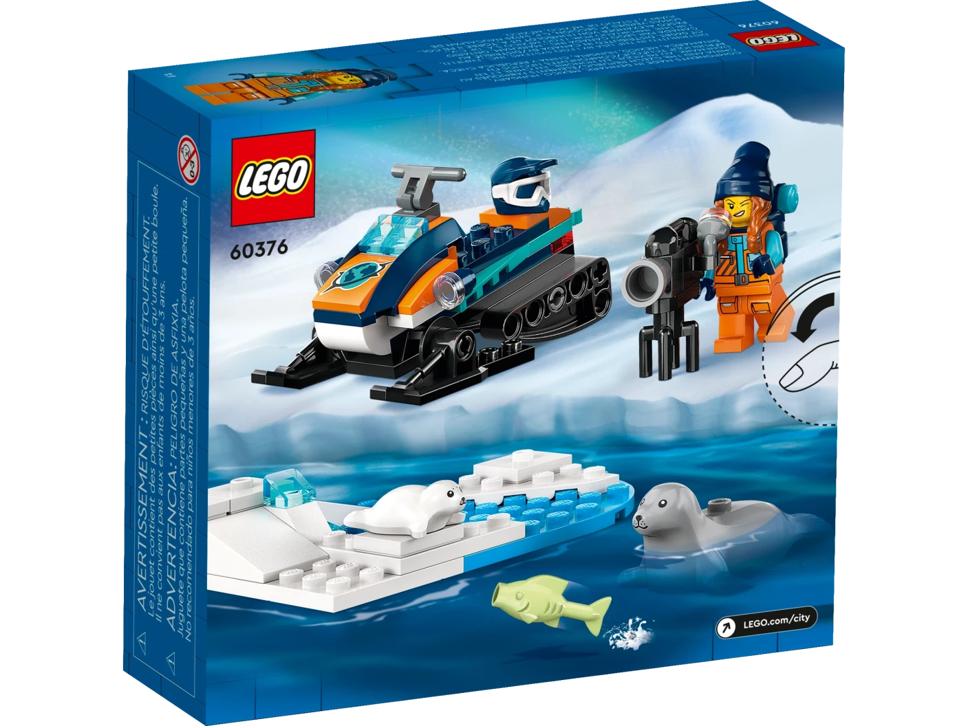 Sneeuwscooter voor poolonderzoek