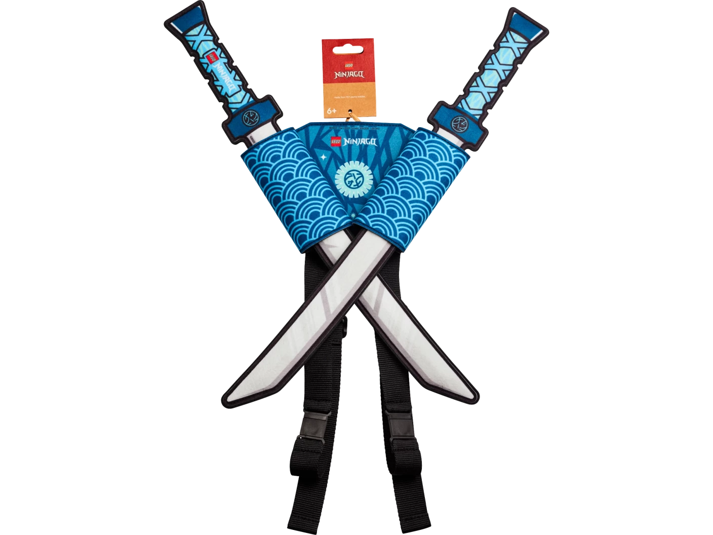 Gekruiste katana's met schede