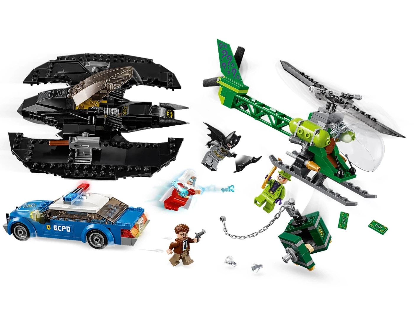 Batman™ Batwing en de overval van The Riddler™