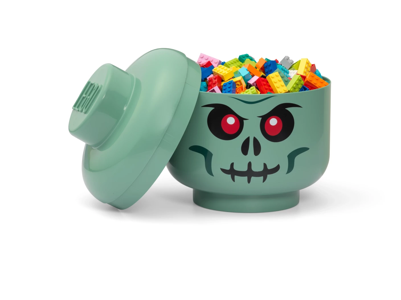 Groot skeletopberghoofd – groen