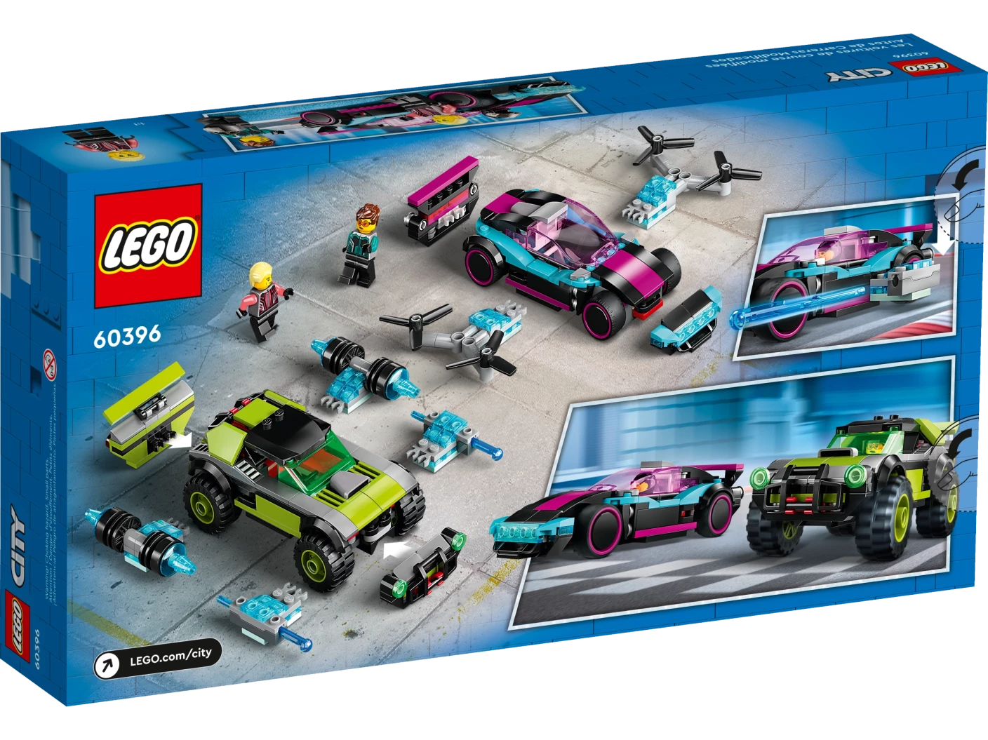 Aangepaste racewagens
