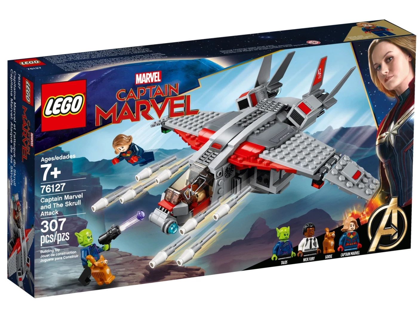 Captain Marvel de aanval van de Skrulls