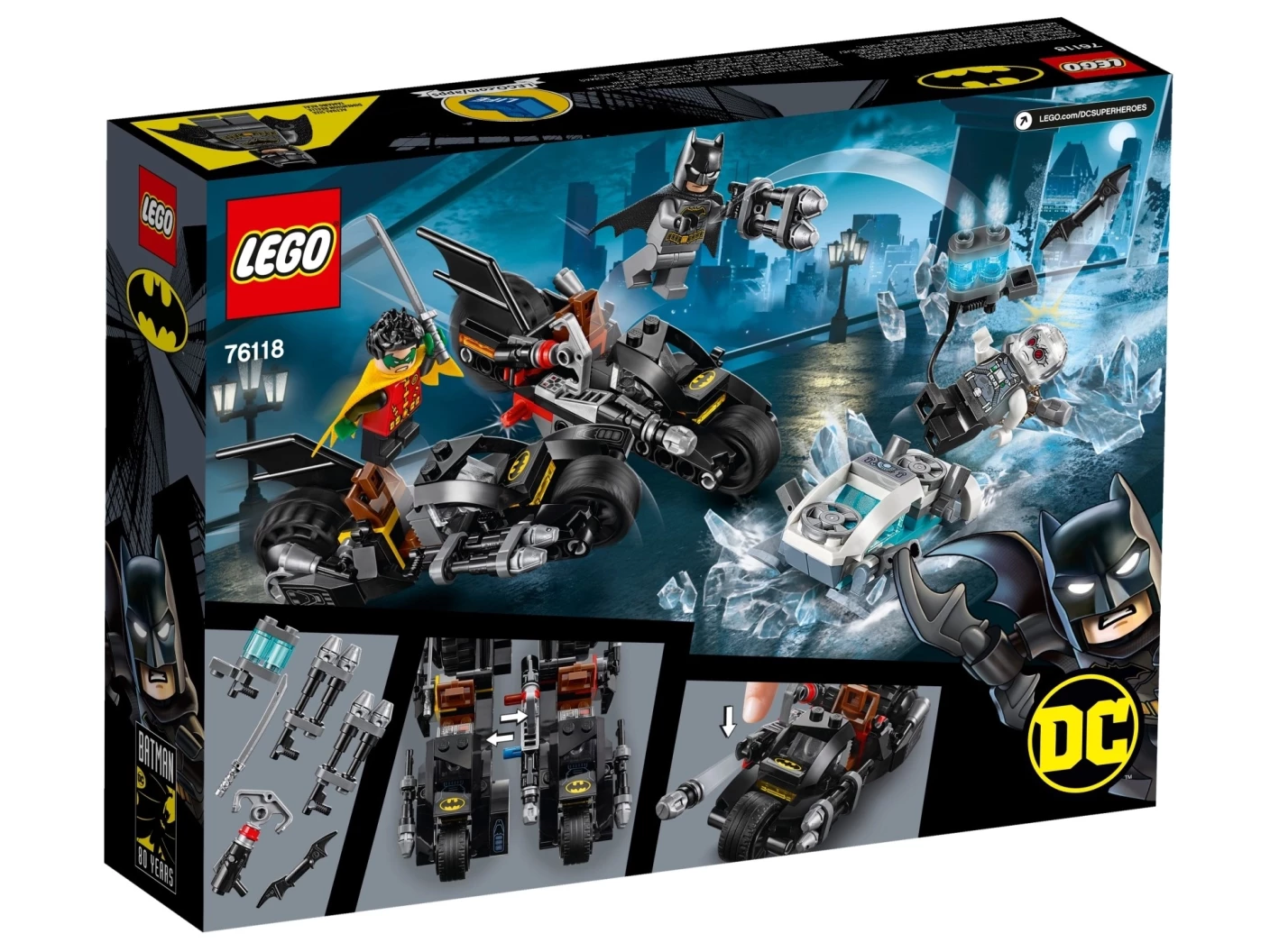 Mr. Freeze™ Het Batcycle-gevecht