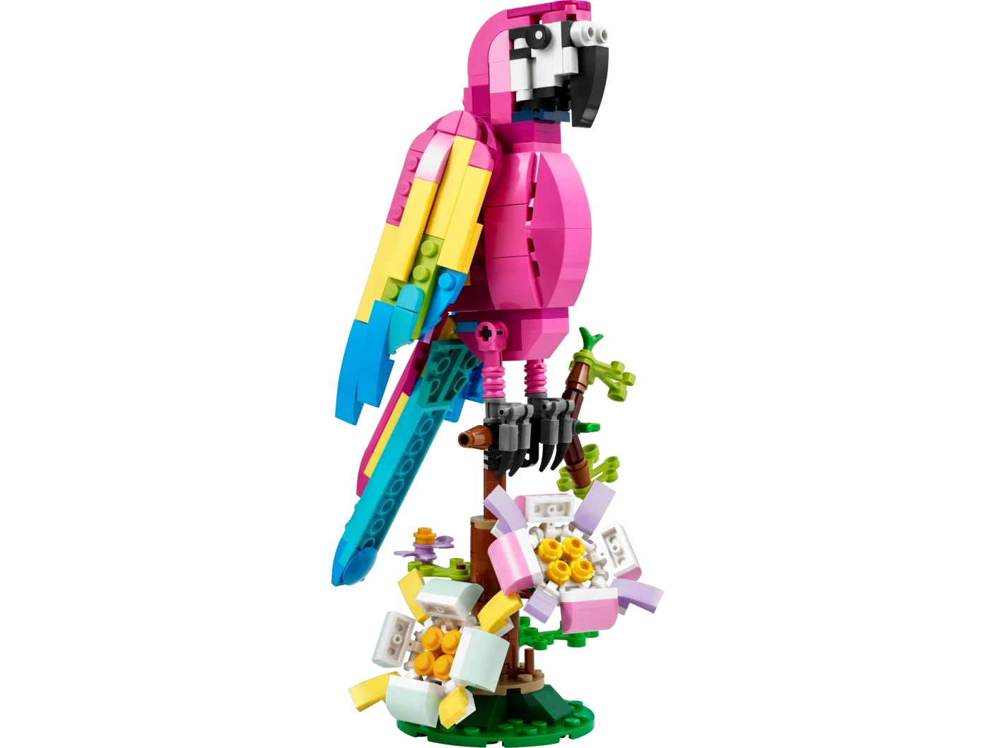 Exotische roze papegaai