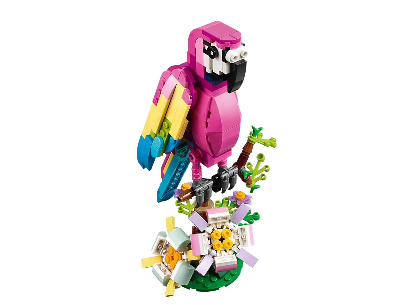 Exotische roze papegaai