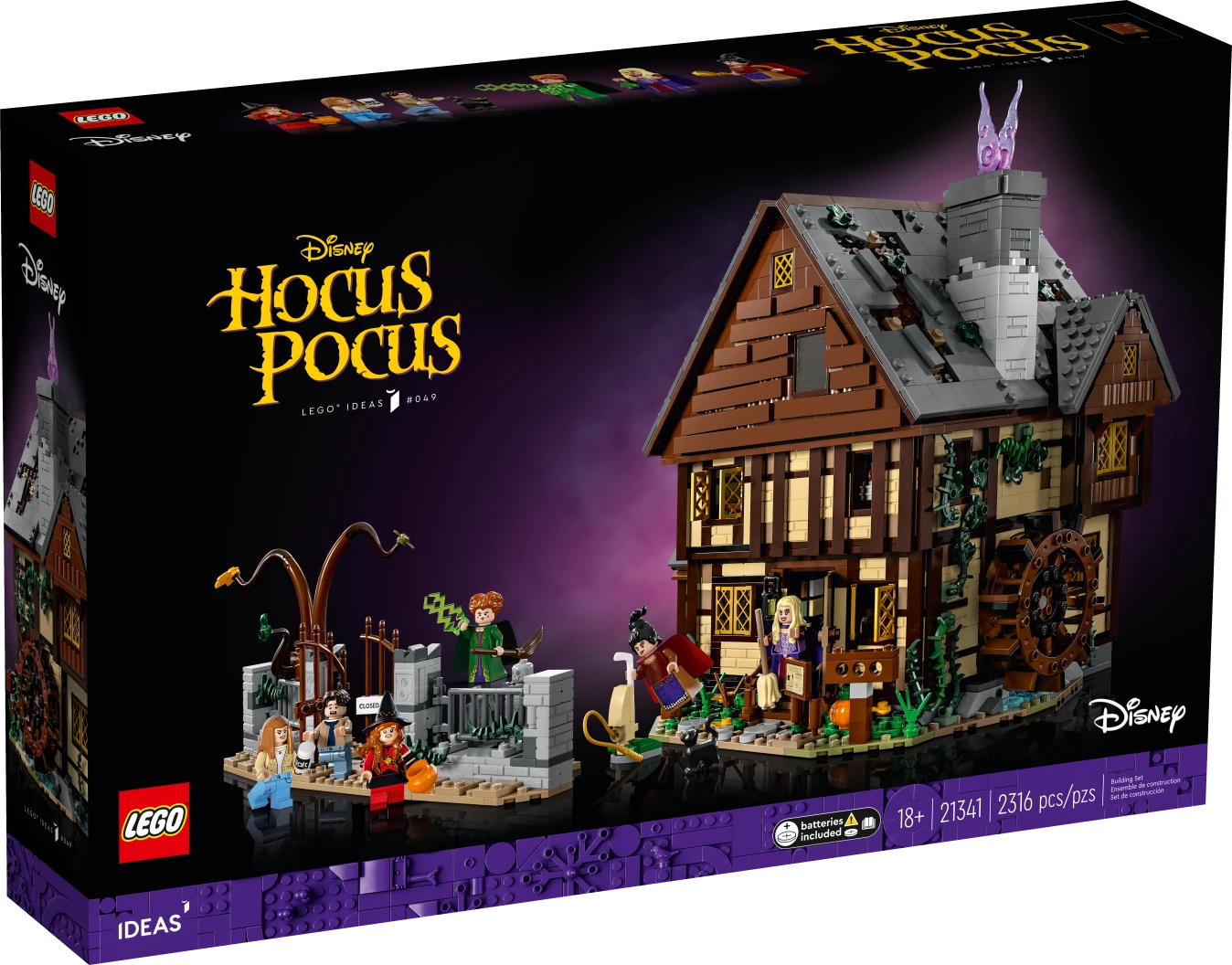 Disney Hocus Pocus: het huisje van de Sanderson-zussen