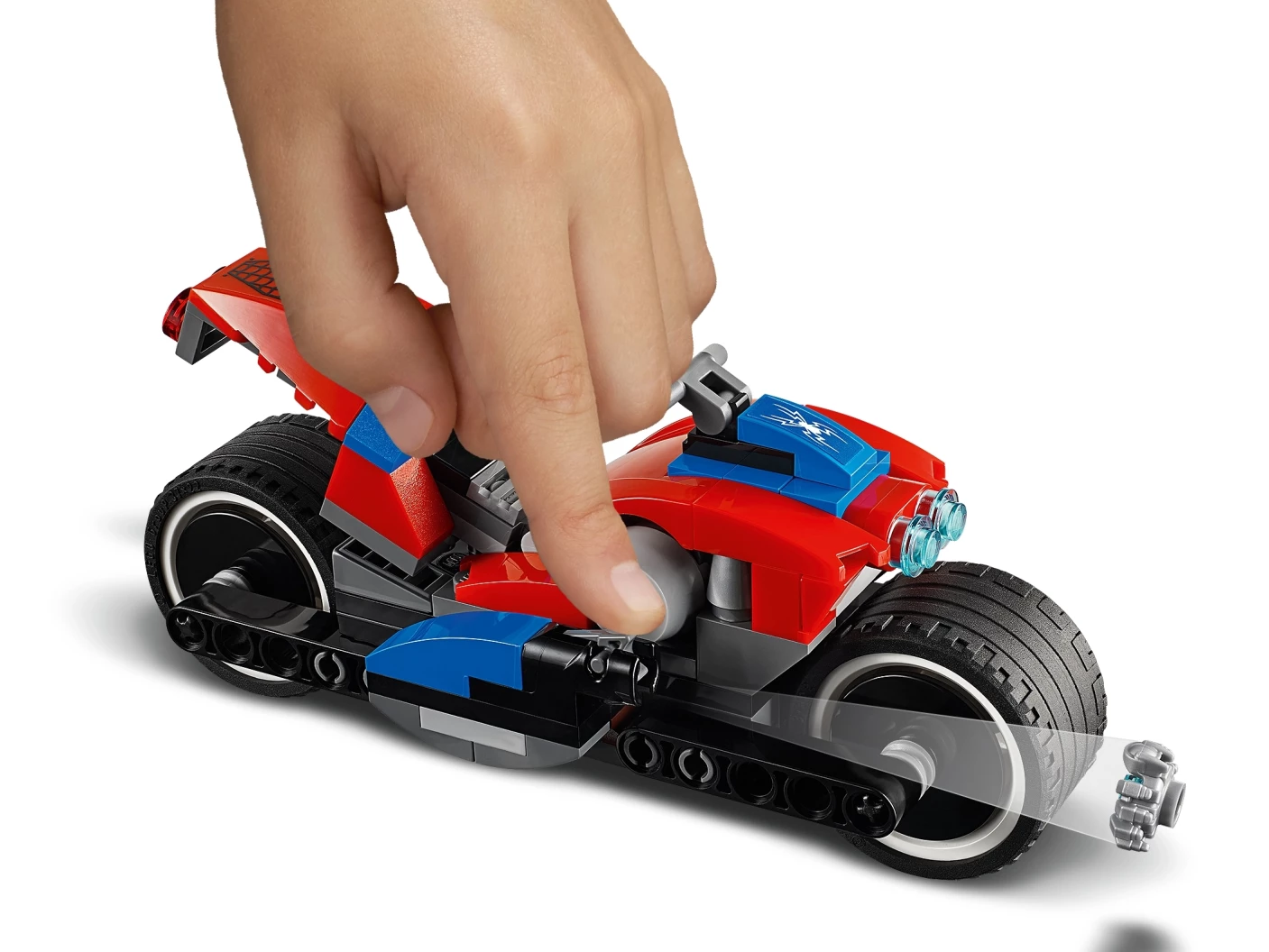 Spider-Man bike reddingsactie
