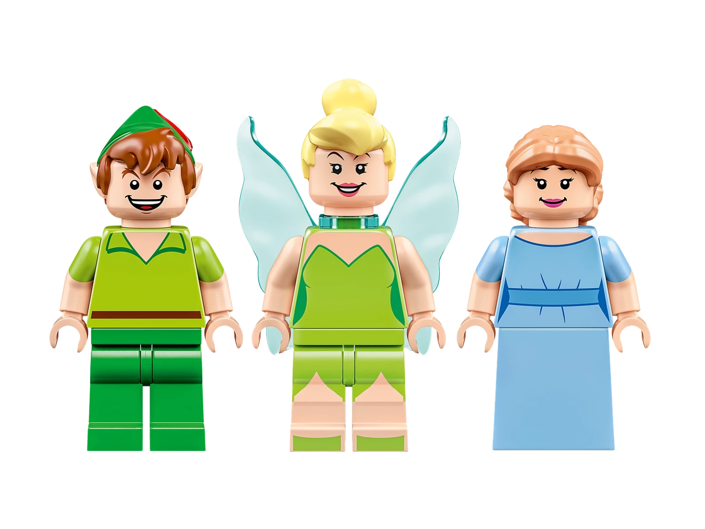 Peter Pan en Wendy vliegen over Londen