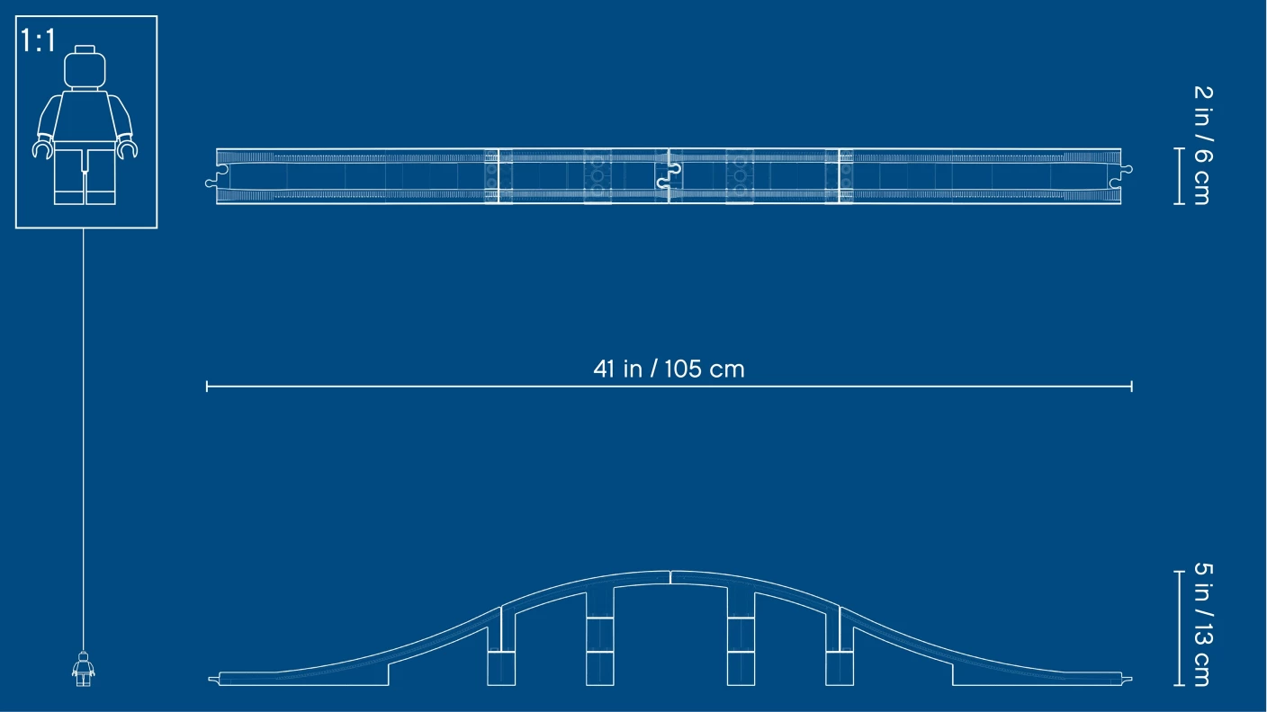 Treinbrug en -rails