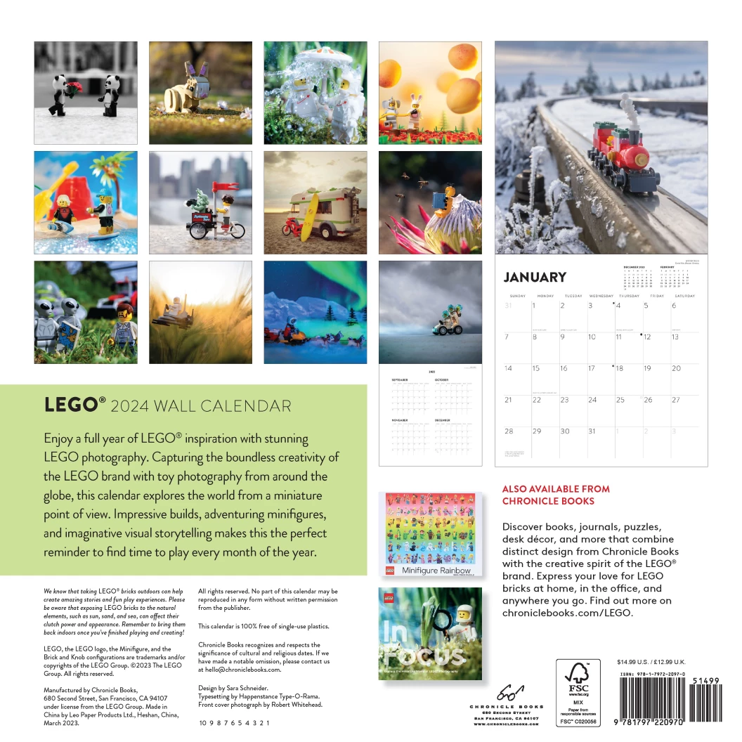 LEGO® Muurkalender 2024