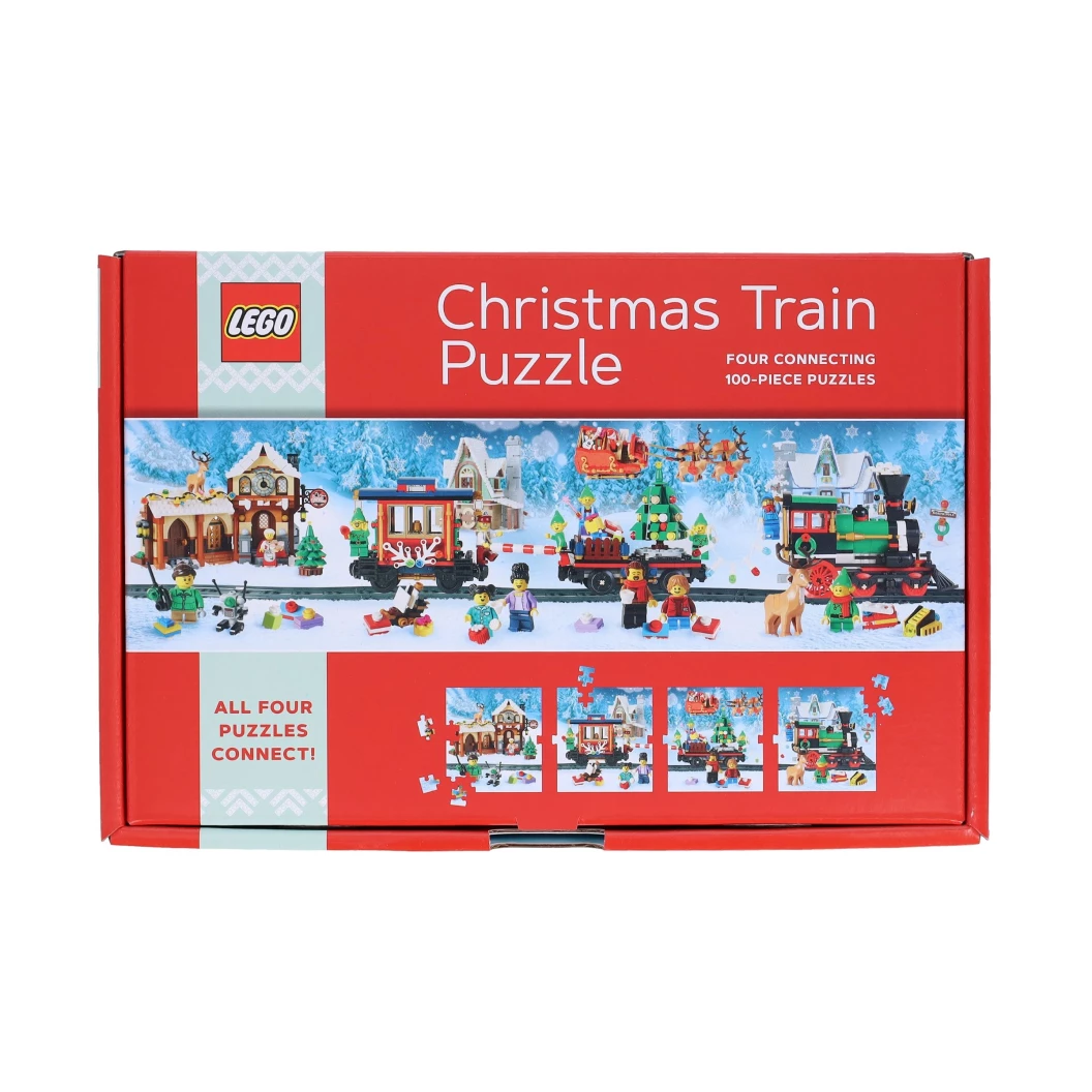 LEGO® Kersttrein puzzel