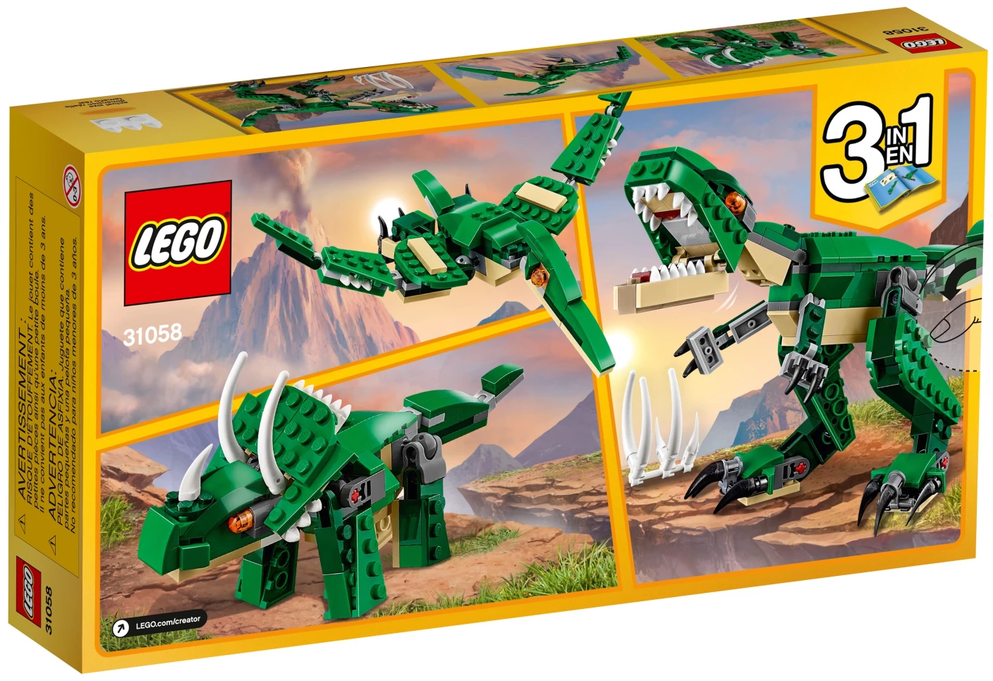 Machtige dinosaurussen